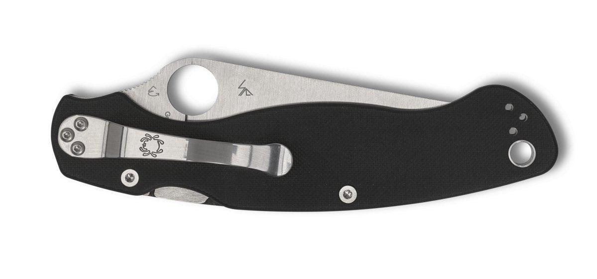 Spyderco Military 2 Compression Lock Folding Knife 4" S30V Satin Blade C36GP2 - NORTH RIVER OUTDOORS