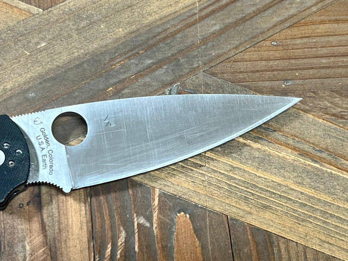 Spyderco Native Chief Folding Knife 4.08" S30V Satin Black G10 Handles - NORTH RIVER OUTDOORS