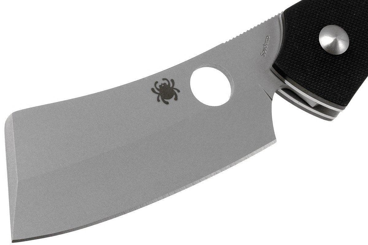 Spyderco Roc Folding 3.07" VG10 Bead Blast Cleaver Blade (C177GP) - NORTH RIVER OUTDOORS