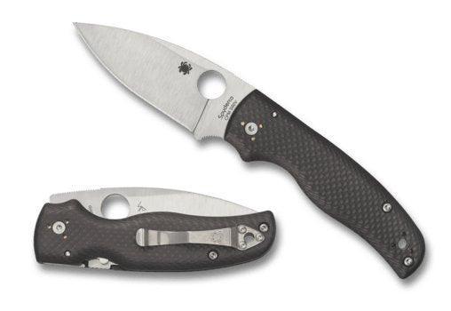 Spyderco Shaman Sprint Run C229CFP Knife 3.58" CPM-S90V Carbon Fiber - NORTH RIVER OUTDOORS