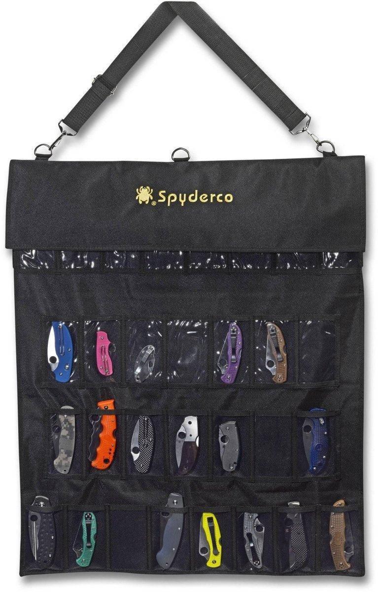 Spyderco SP1 SpyderPac Large Carrying Case, Holds 30 Folding Knives - NORTH RIVER OUTDOORS