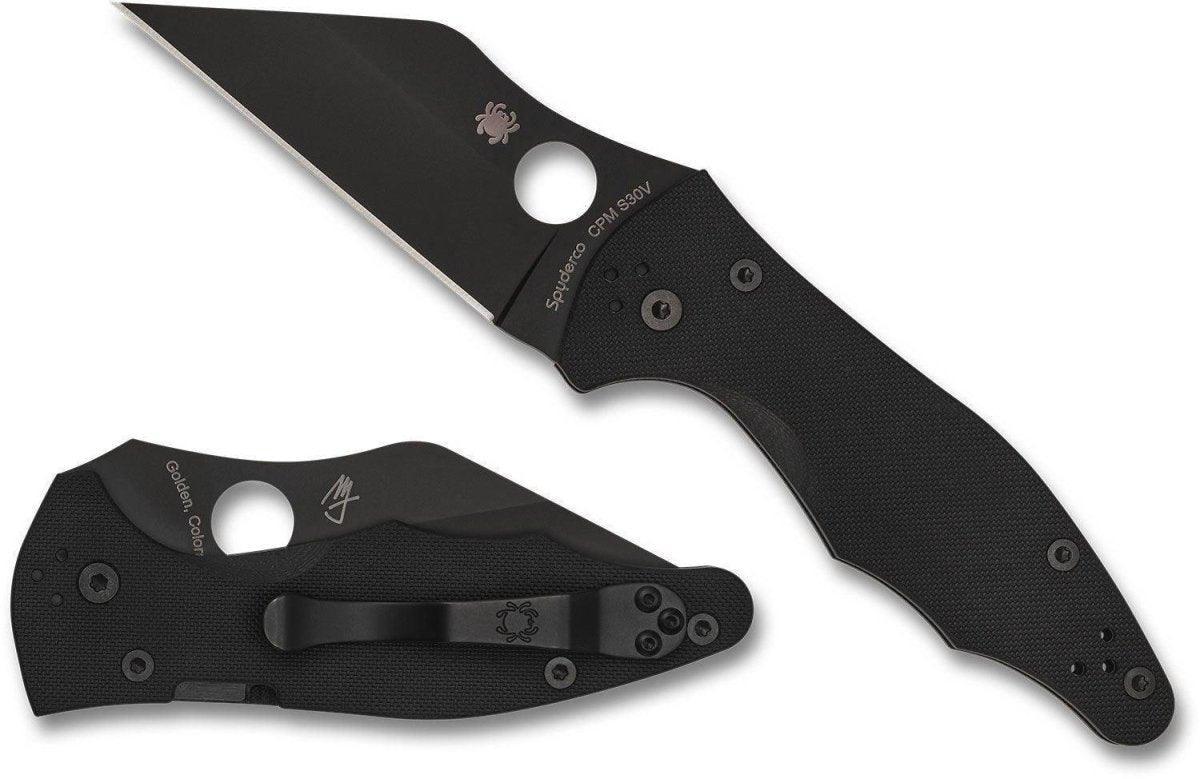 Spyderco Yojimbo 2 Folding Knife 3.2" Black DLC C85GPBBK2 - NORTH RIVER OUTDOORS