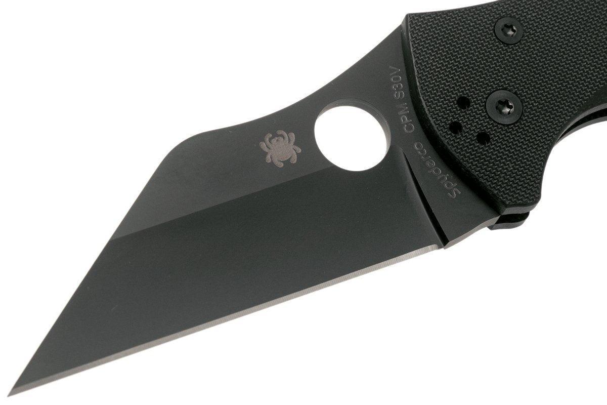 Spyderco Yojimbo 2 Folding Knife 3.2" Black DLC C85GPBBK2 - NORTH RIVER OUTDOORS