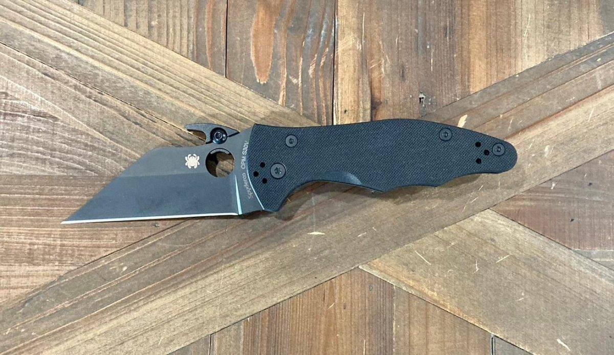 Spyderco Yojimbo 2 Semi-Custom Emerson Folding Knife 3.2" Black DLC - C85GPBBK2 - NORTH RIVER OUTDOORS