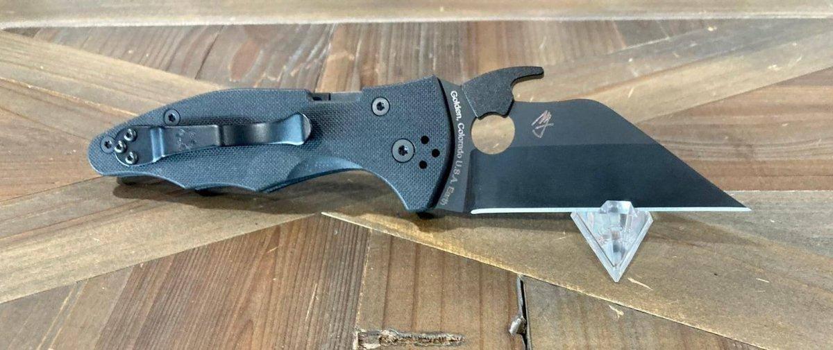 Spyderco Yojimbo 2 Semi-Custom Emerson Folding Knife 3.2" Black DLC - C85GPBBK2 - NORTH RIVER OUTDOORS