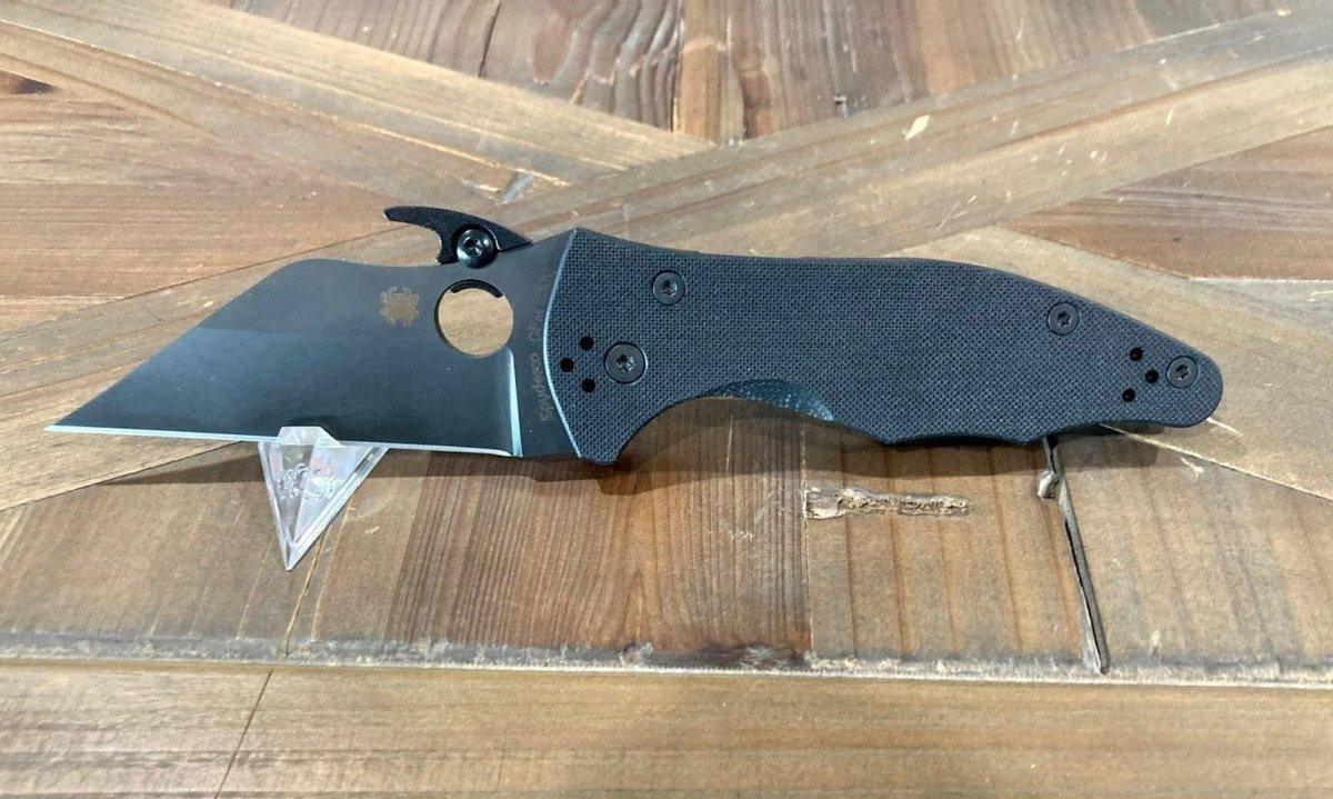 Spyderco Yojimbo 2 Semi-Custom Emerson Folding Knife 3.2" Black DLC - C85GPBBK2 - NORTH RIVER OUTDOORS