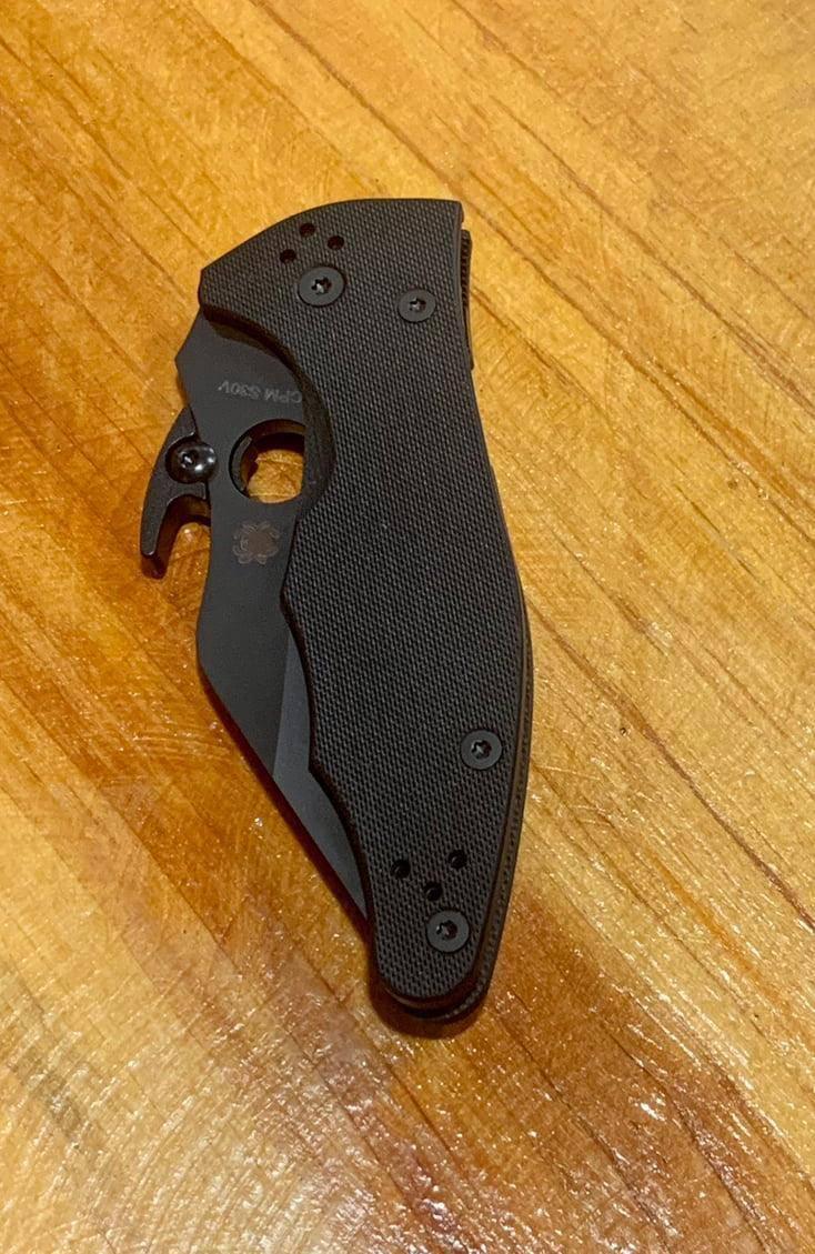 Spyderco Yojimbo 2 Semi-Custom Emerson Folding Knife 3.2" Black DLC - C85GPBBK2 - NORTH RIVER OUTDOORS