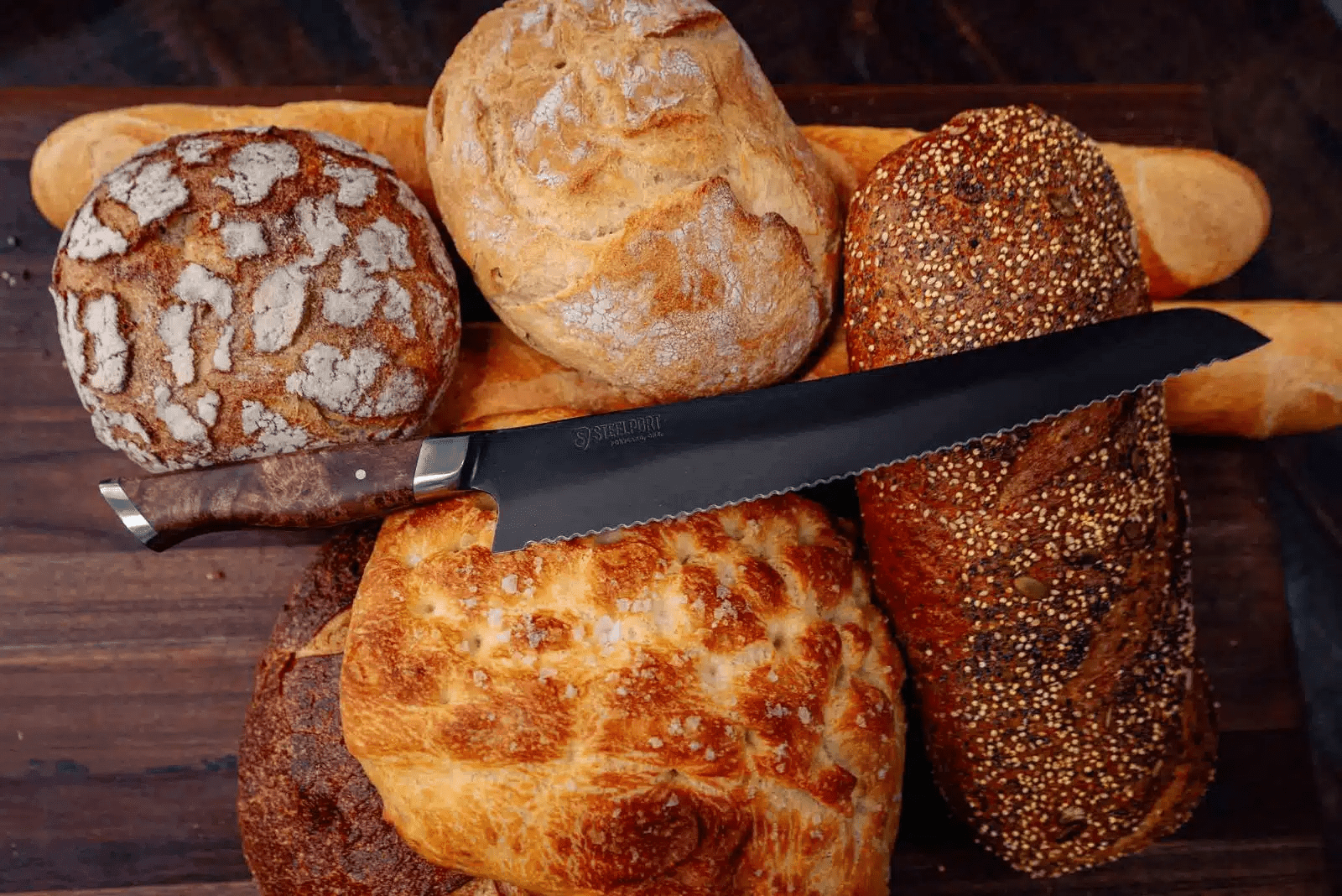 Steelport 10" Bread Knife (USA) - NORTH RIVER OUTDOORS