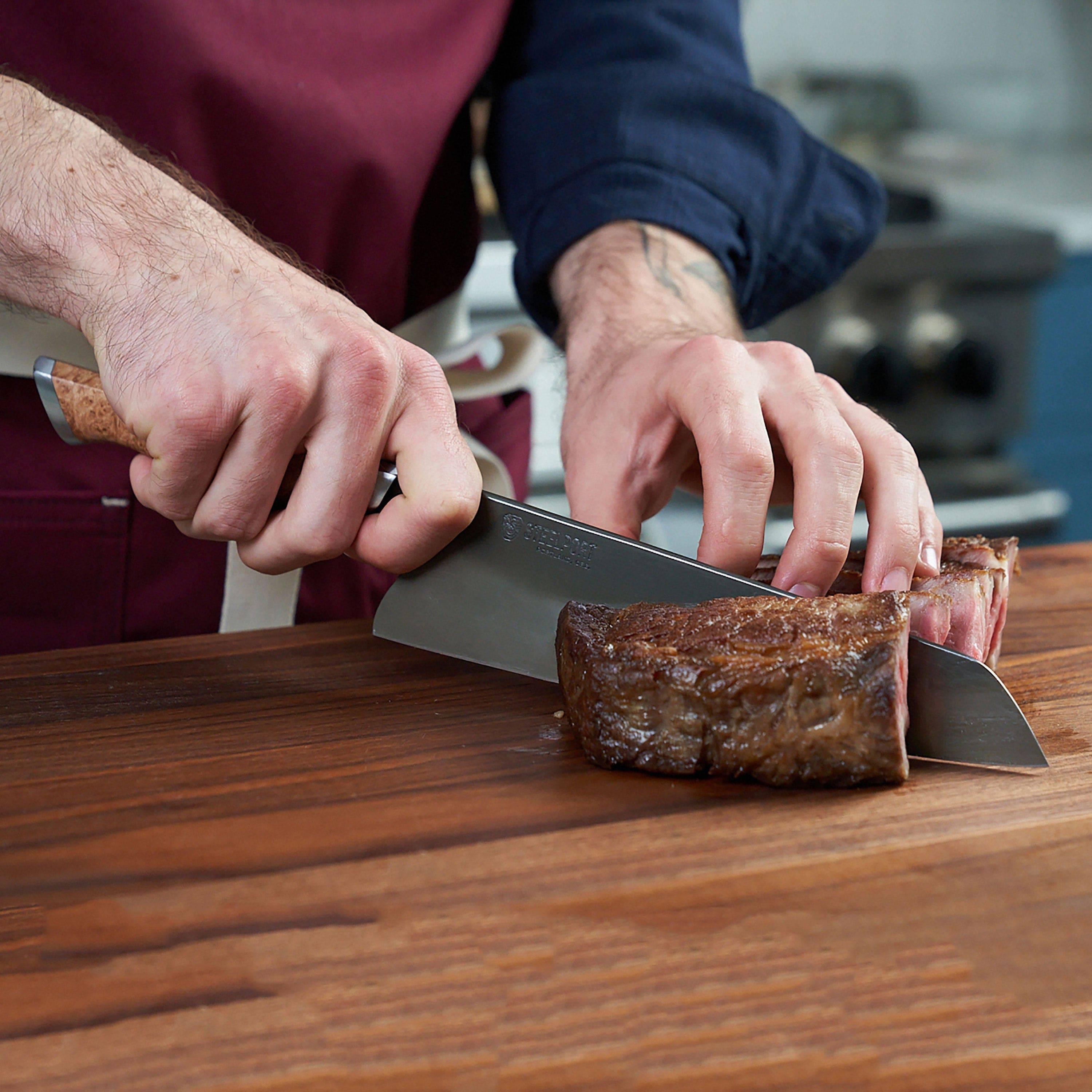 Steelport 8" Carbon Steel Chef Knife (USA) - NORTH RIVER OUTDOORS