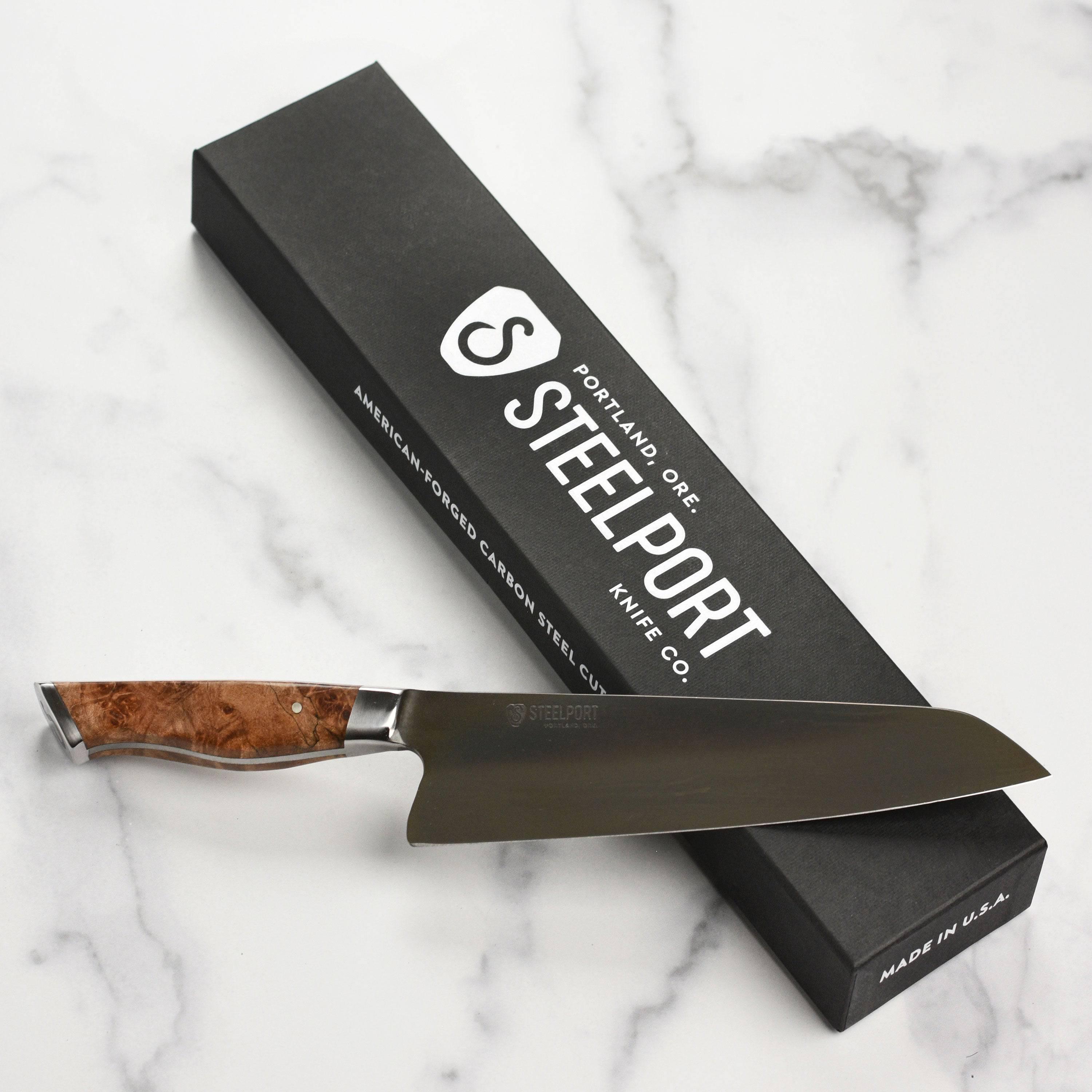 Steelport 8" Carbon Steel Chef Knife (USA) - NORTH RIVER OUTDOORS