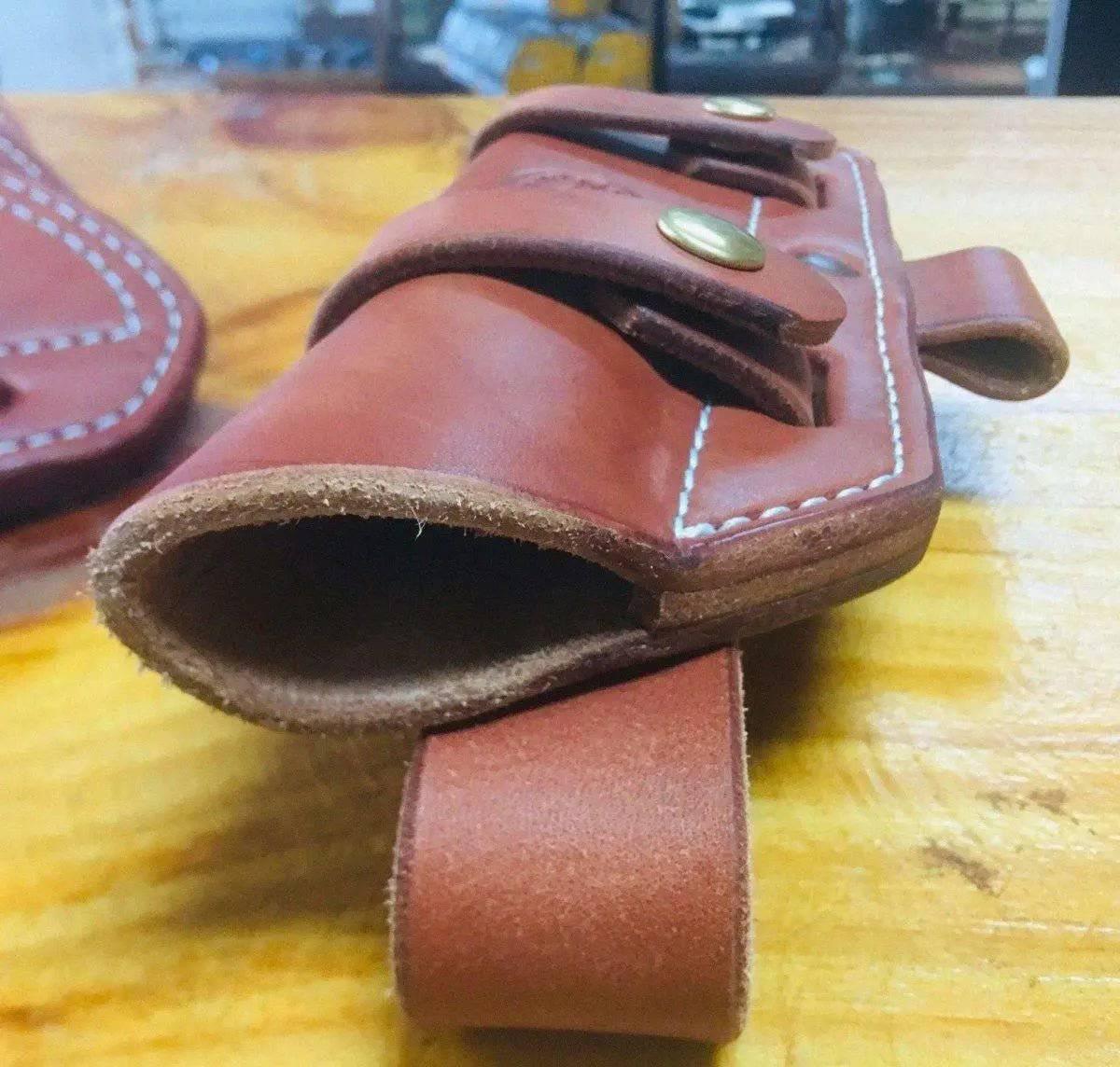 Bushcraft 6 Way Leather Sheath (Custom) - NORTH RIVER OUTDOORS