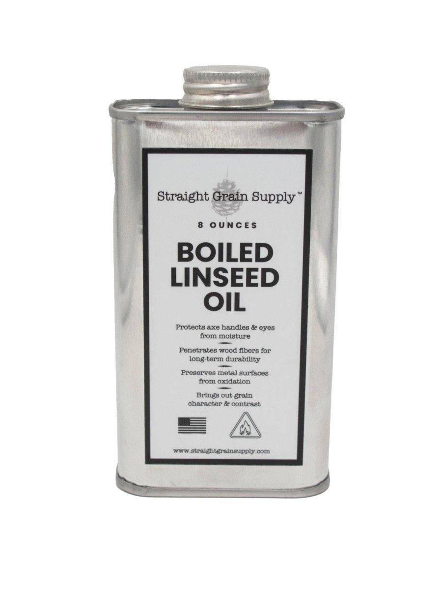 Boiled Linseed Oil 8oz Metal Container (USA) - NORTH RIVER OUTDOORS