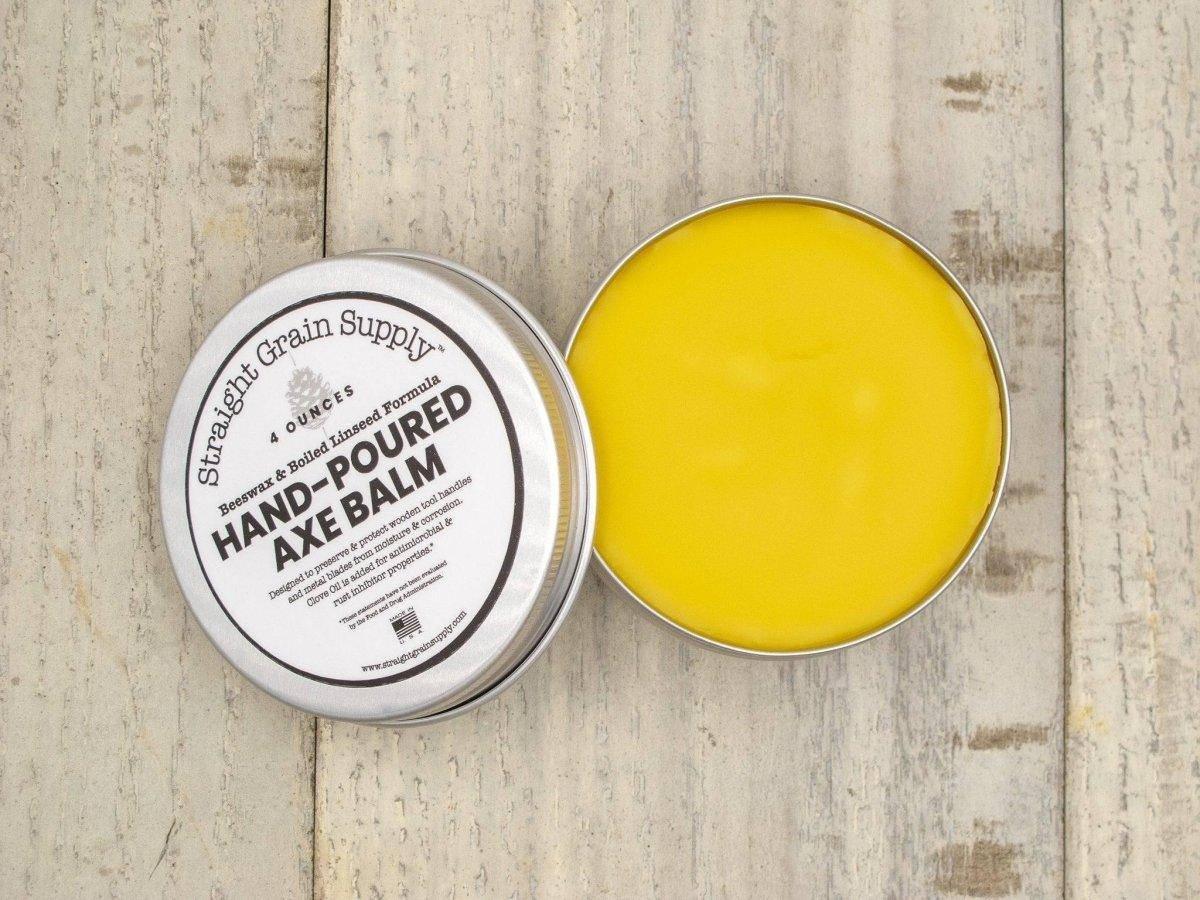 Straight Grain Supply Hand-Poured Axe Balm (USA) - NORTH RIVER OUTDOORS
