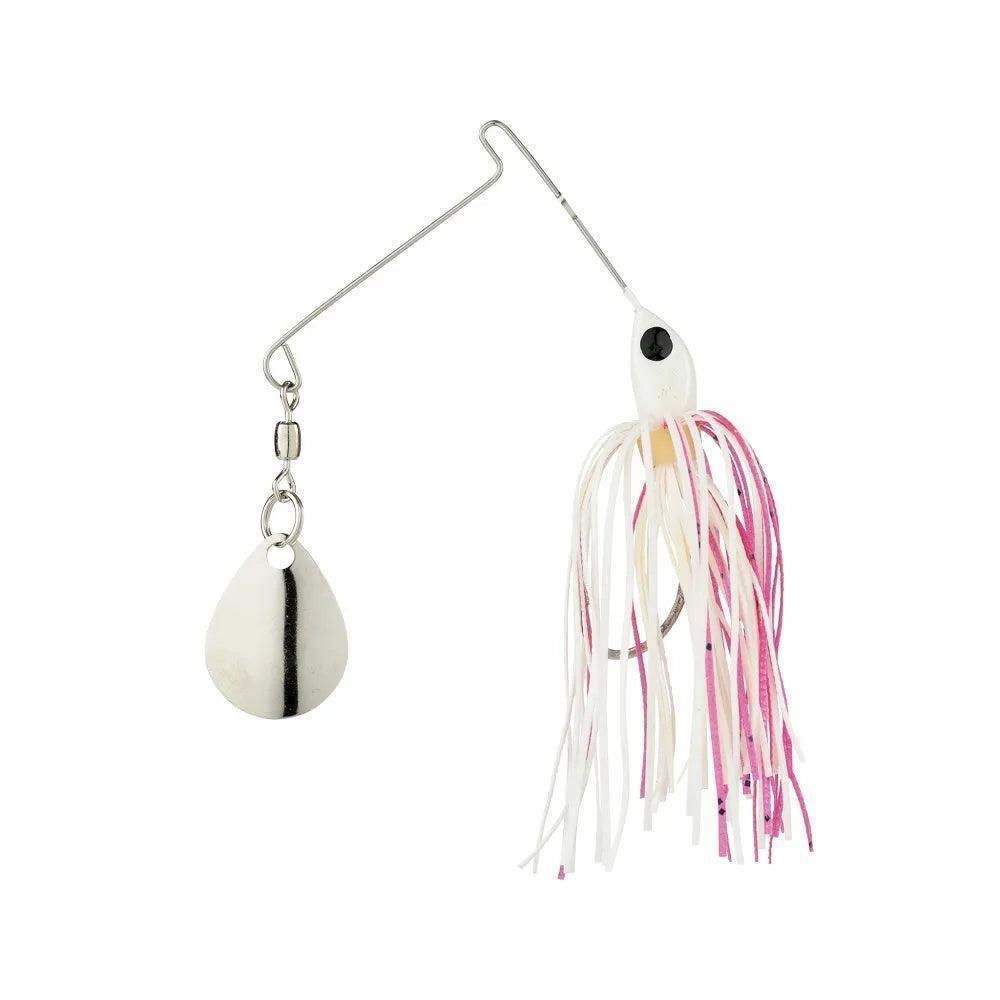 Strike King MC-99 Micro-King Spinnerbait SB White Head Pink White Skirt - NORTH RIVER OUTDOORS