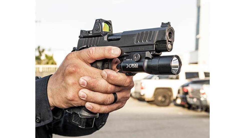 SureFire X300T-B Turbo Handgun Weapon light High Candela LED Black (USA) - NORTH RIVER OUTDOORS