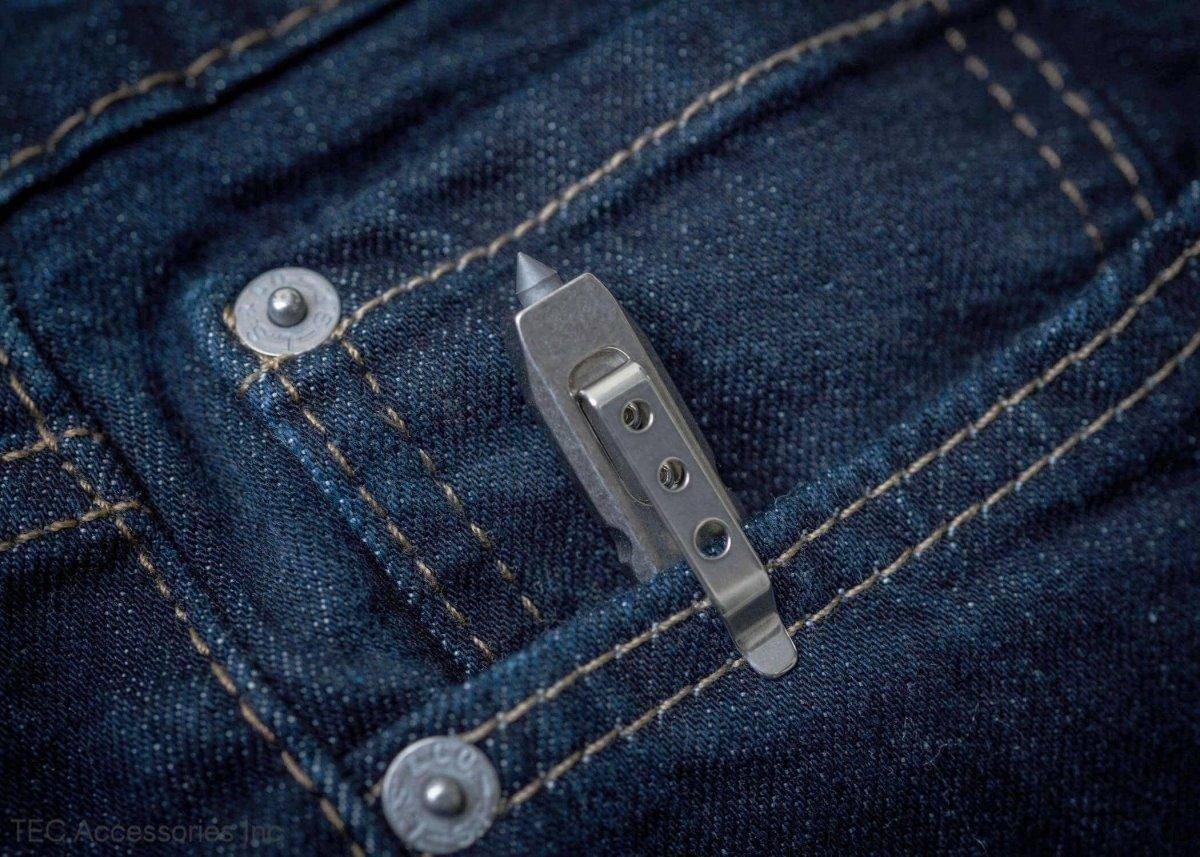 TEC Accessories Titanium Pry Bar Pocket Edition - NORTH RIVER OUTDOORS