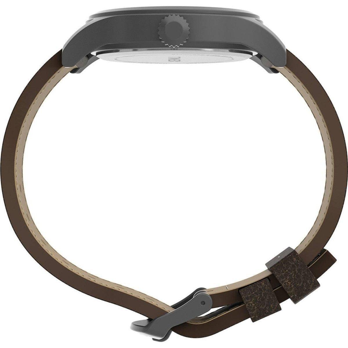 Timex Expedition Scout - Khaki Dial - Brown Leather Strap - NORTH RIVER OUTDOORS