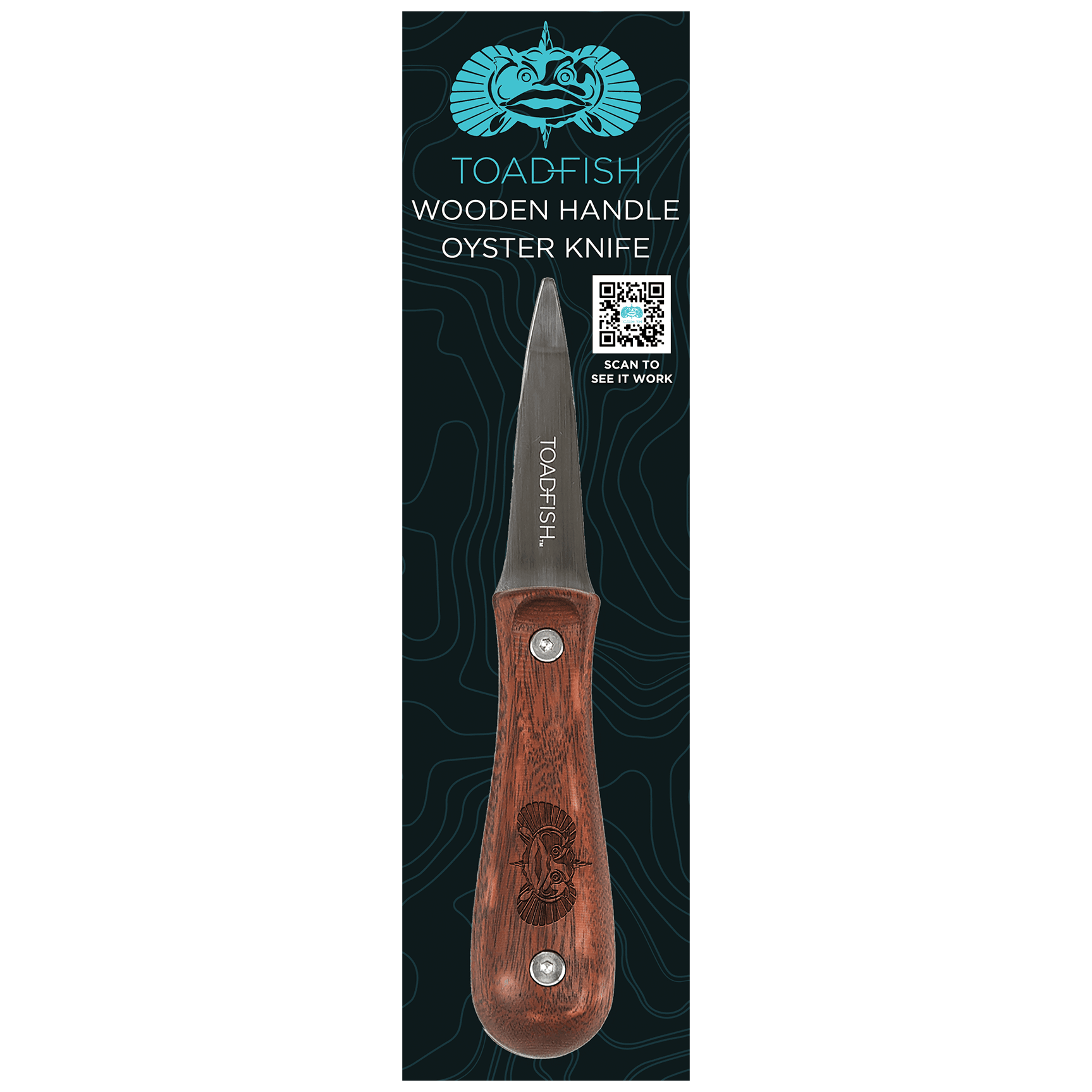 Limited Edition Professional Wooden Handle Oyster Shucking Knife - NORTH RIVER OUTDOORS