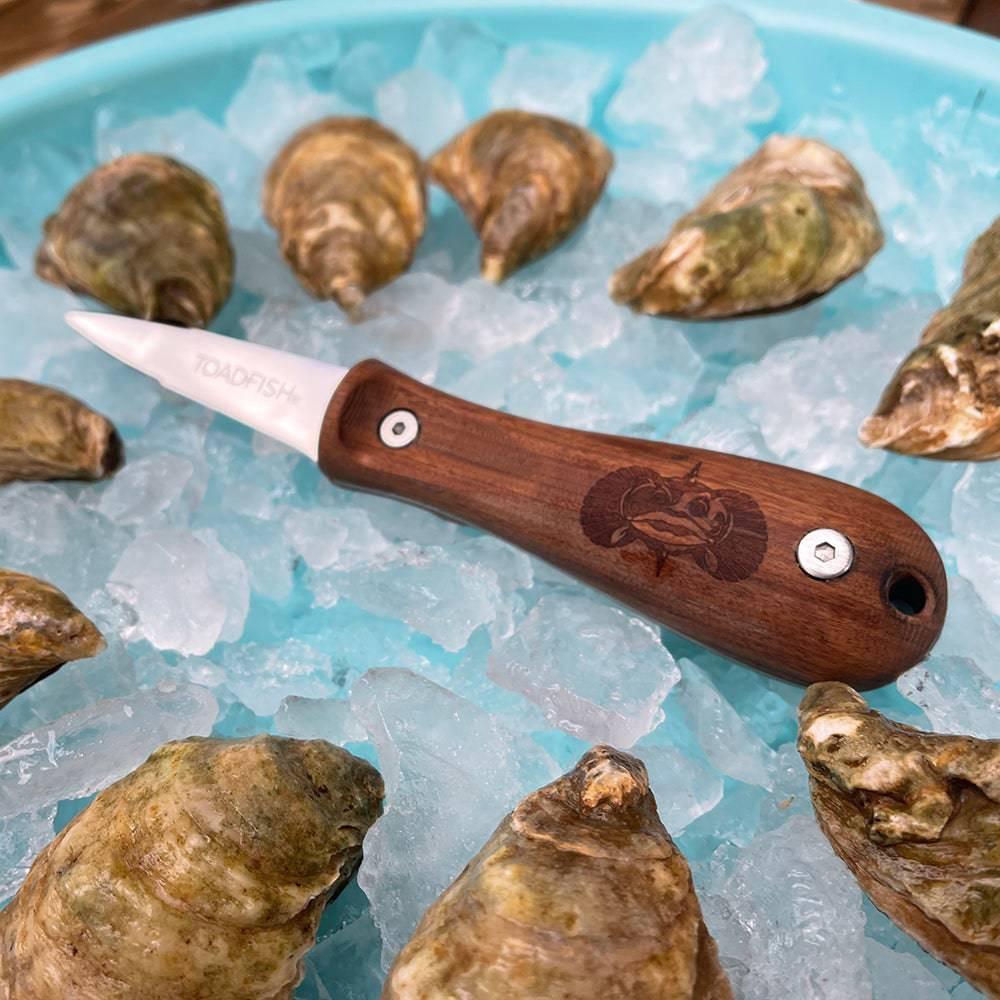 Limited Edition Professional Wooden Handle Oyster Shucking Knife - NORTH RIVER OUTDOORS