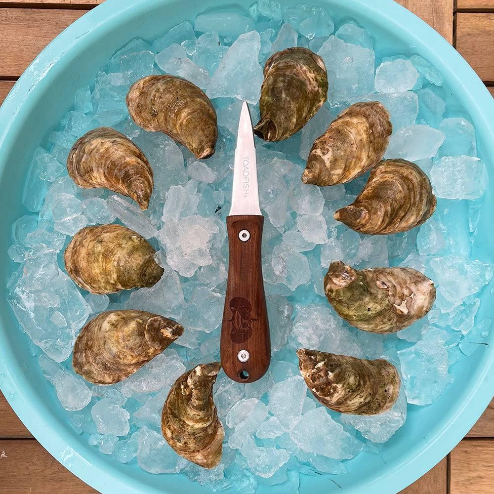 Limited Edition Professional Wooden Handle Oyster Shucking Knife - NORTH RIVER OUTDOORS