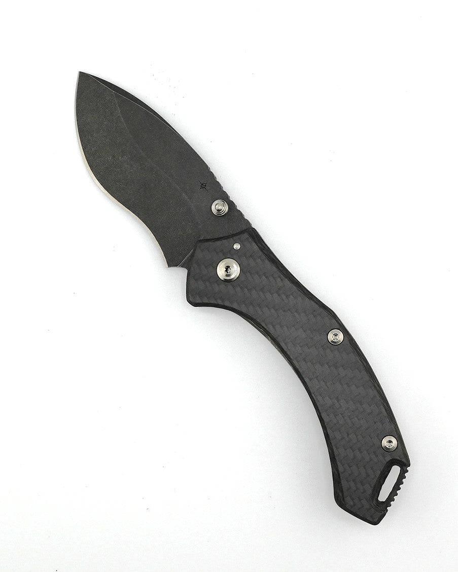 Custom Engraved Toor Knives XT1 Bravo Carbon Fiber Folding Knife CPM S35VN (USA) - NORTH RIVER OUTDOORS