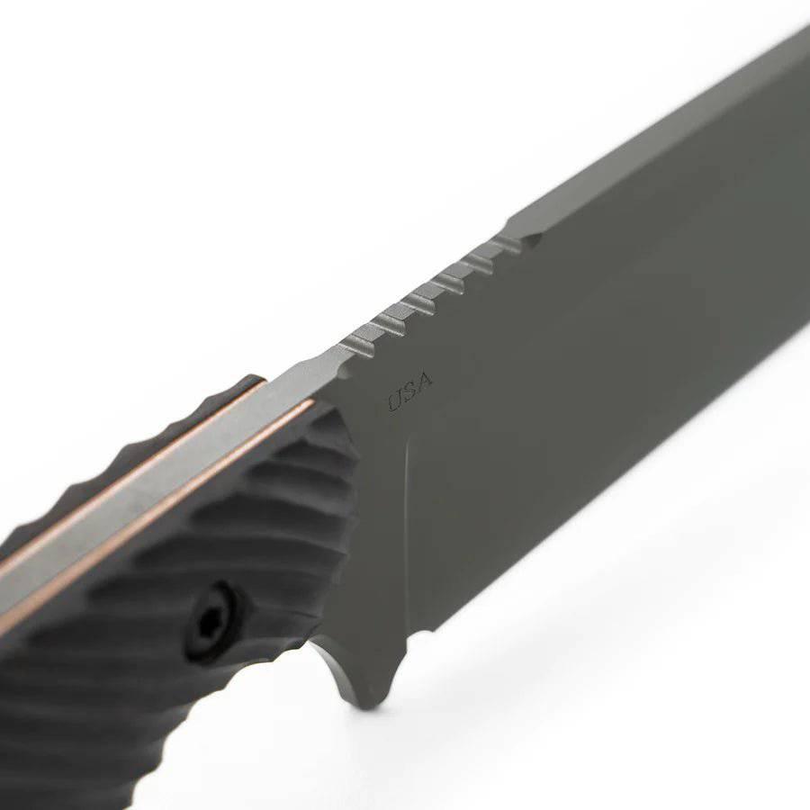 Toor Field 1.0 Fixed Blade Knife 6" CPM-154 Saddle Leather Sheath (USA) - NORTH RIVER OUTDOORS