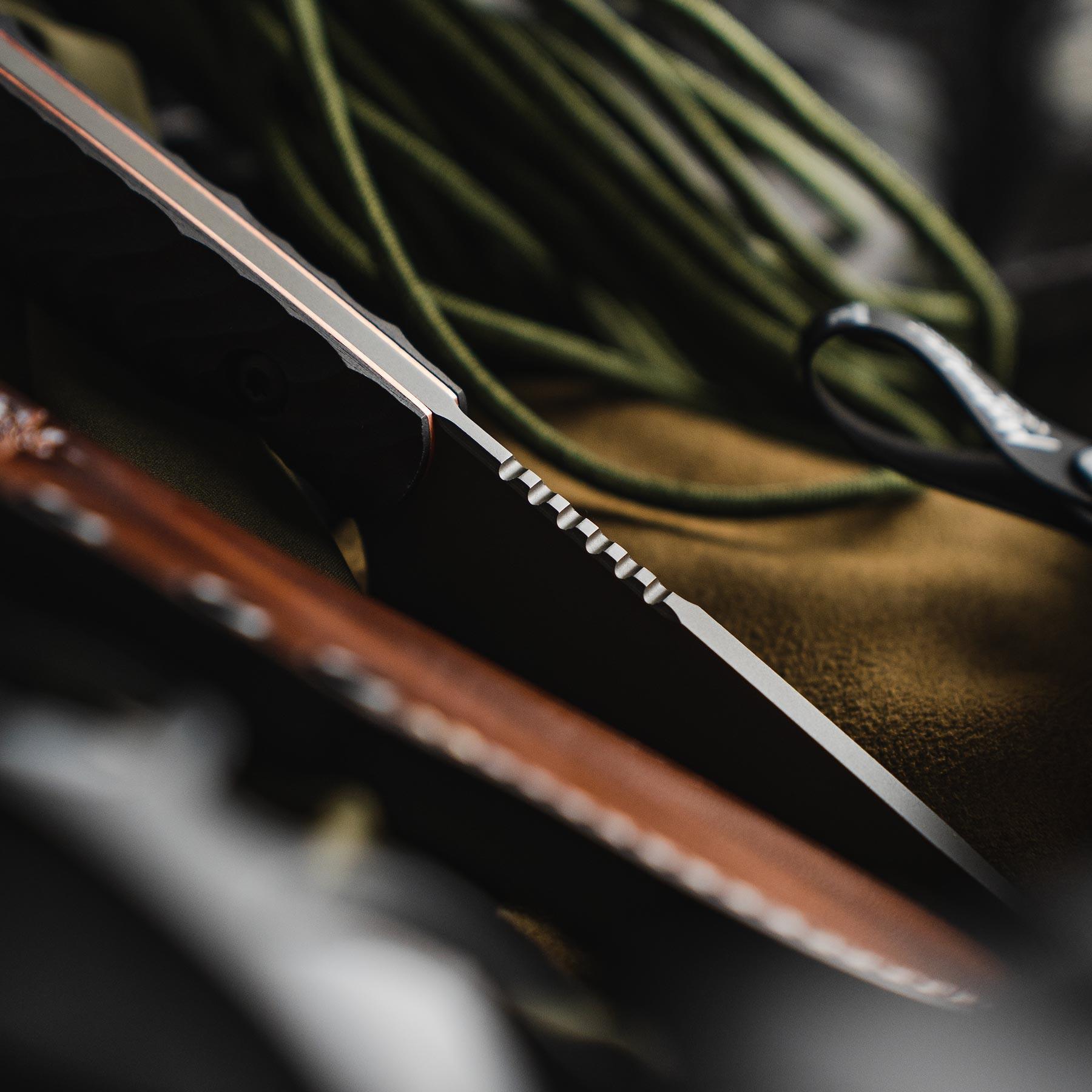 Toor Field 3.0 Fixed Blade Knife 3.625" CPM-154 Spanish Moss Drop Point Ebony Wood (USA) - NORTH RIVER OUTDOORS