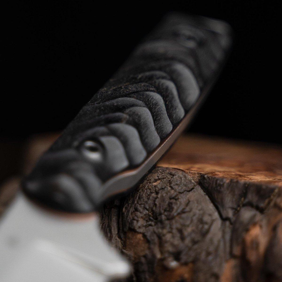 Toor Knives Field 2.0 Ebony Fixed Knife w/ Sheath (USA) - NORTH RIVER OUTDOORS