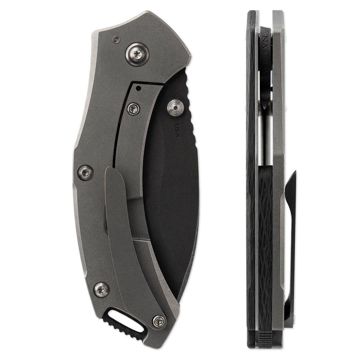 Toor Knives XT1 Bravo Carbon Fiber Folding Knife CPM S35VN (USA) - NORTH RIVER OUTDOORS