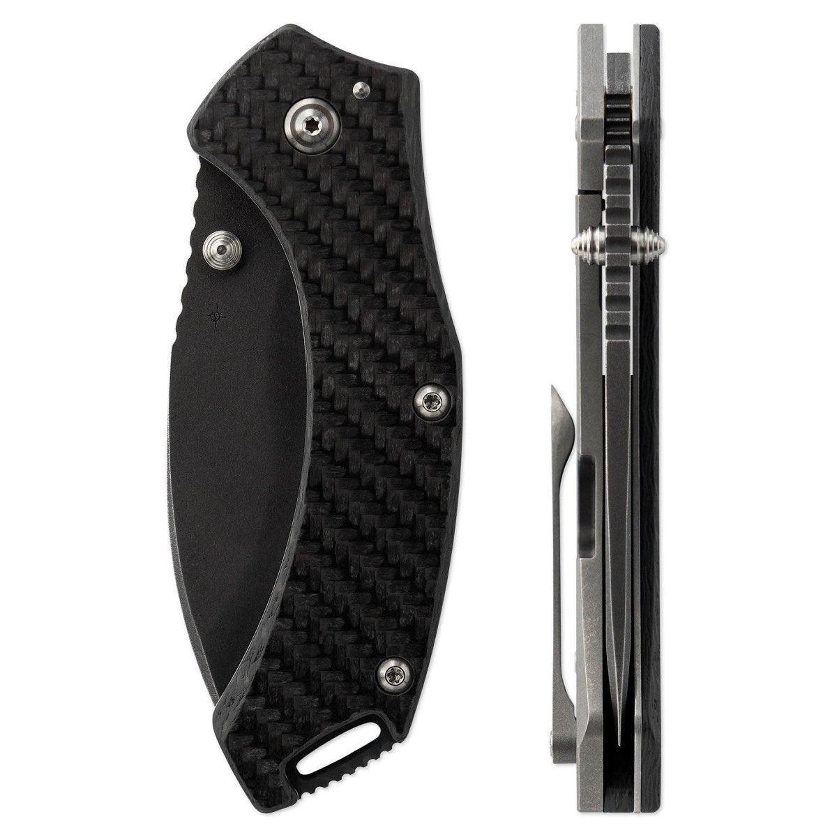 Toor Knives XT1 Bravo Carbon Fiber Folding Knife CPM S35VN (USA) - NORTH RIVER OUTDOORS