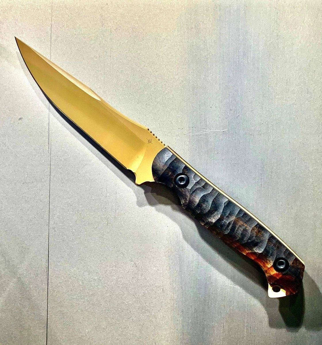 Toor Limited Edition Krypteia Ebony Fixed Blade 4" CPM-S35VN (USA) - NORTH RIVER OUTDOORS