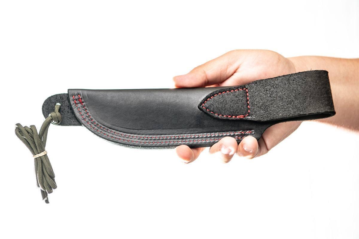 TOPS CPCKFE-01 Camp Creek Fire Edition Tumbled S35VN Red Black G10 Fixed Blade - NORTH RIVER OUTDOORS