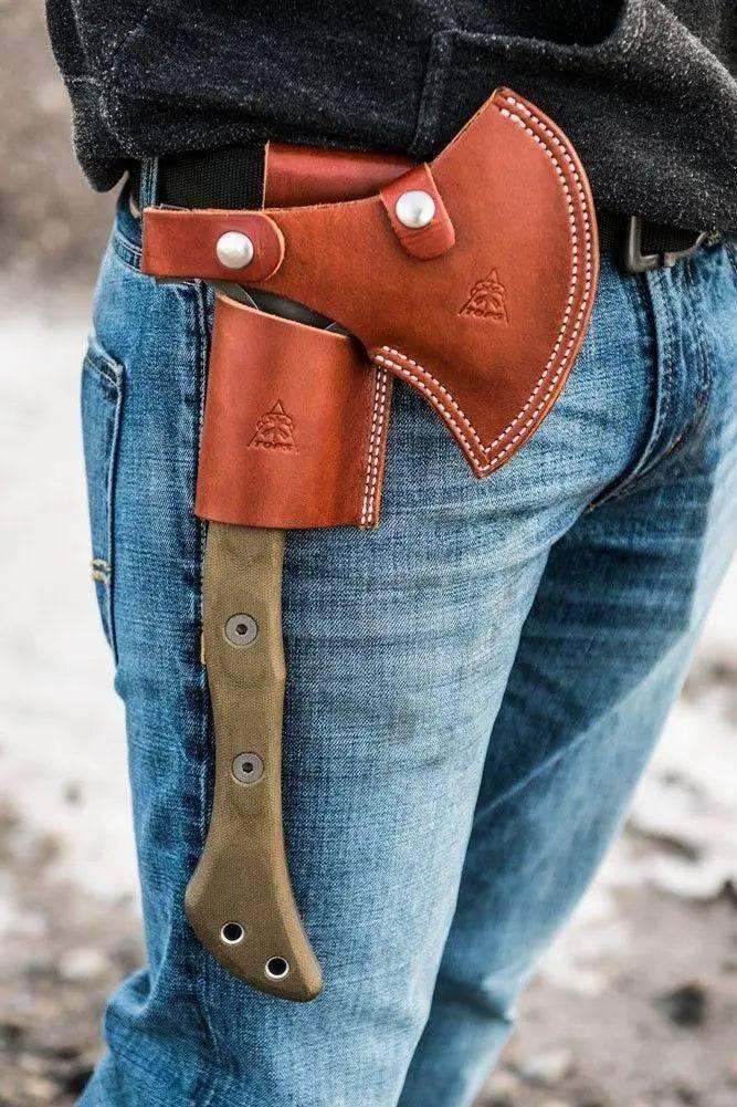 TOPS Hammer Hawk Tungsten 1075 Micarta Tactical Tomahawk - NORTH RIVER OUTDOORS