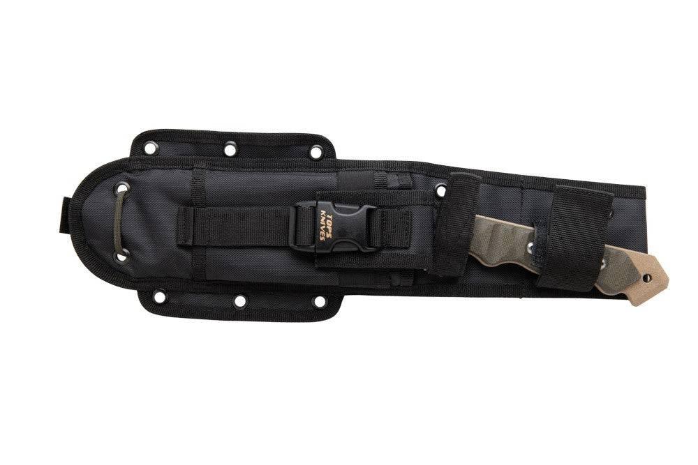 TOPS Knives CUMA TAK-RI 3.5 Fixed 7" Tan Kukri Blade Micarta Onlays Nylon Sheath - NORTH RIVER OUTDOORS