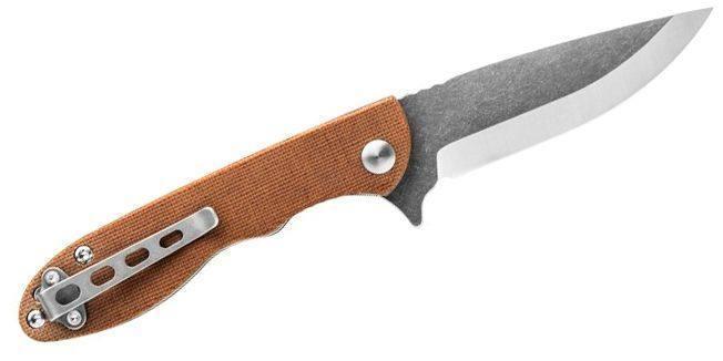 TOPS MSF-4.0 Mini Scandi Flipper Knife 3.25" N690Co Two-Tone Blade - NORTH RIVER OUTDOORS