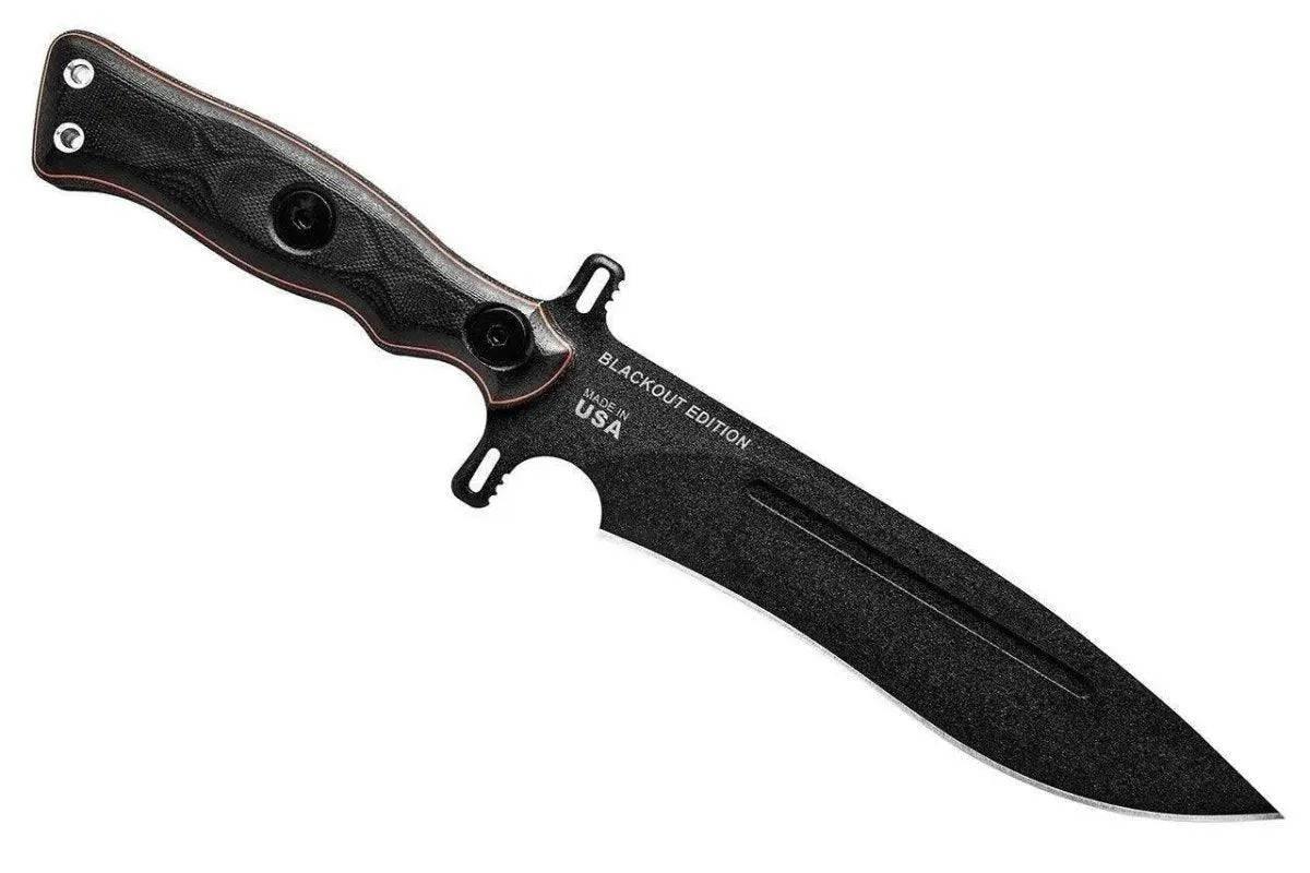 TOPS OP7-02 Operator 7 Blackout Edition Knife - NORTH RIVER OUTDOORS