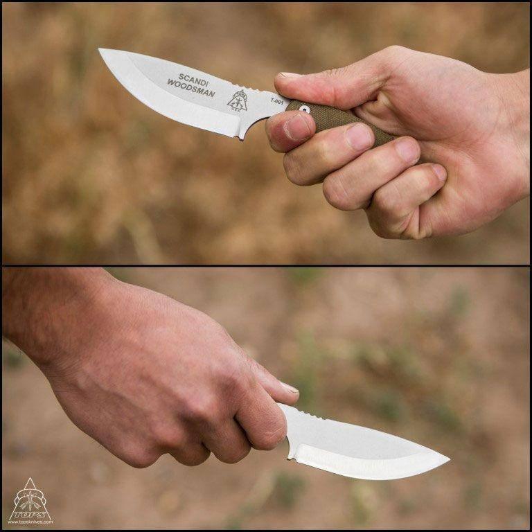 TOPS Scandi Woodsman Bushcraft Survival Knife (USA) - NORTH RIVER OUTDOORS