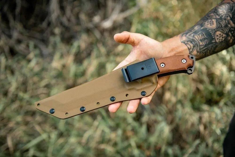 TOPS Steel Eagle 107C Delta Class Midnight Bronze Drop Point Knife (USA) - NORTH RIVER OUTDOORS