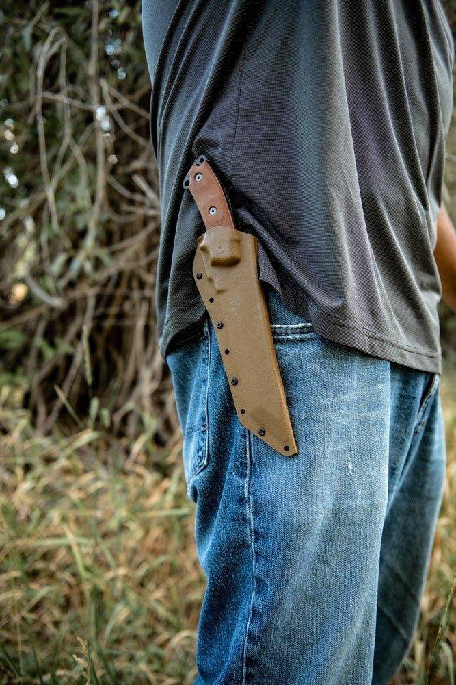 TOPS Steel Eagle 107C Delta Class Midnight Bronze Drop Point Knife (USA) - NORTH RIVER OUTDOORS