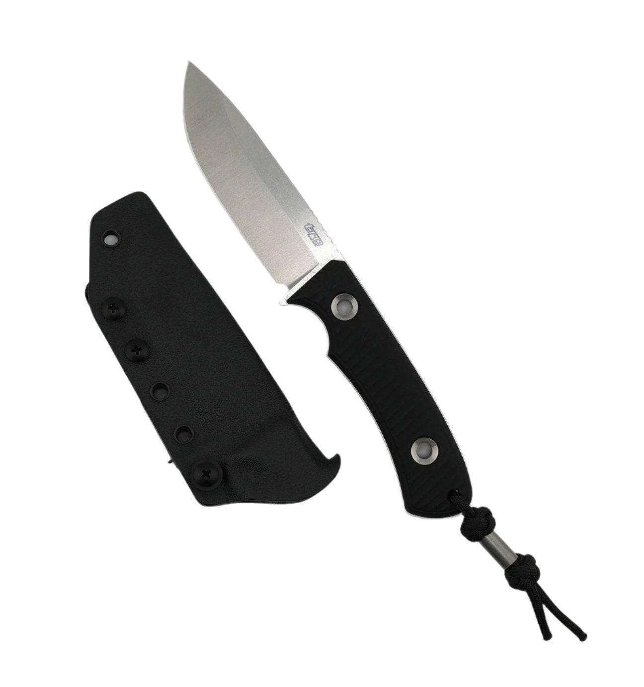 TRC Polheim Stonewashed MagnaCut Double Black Canvas Micarta Kydex Sheath - NORTH RIVER OUTDOORS