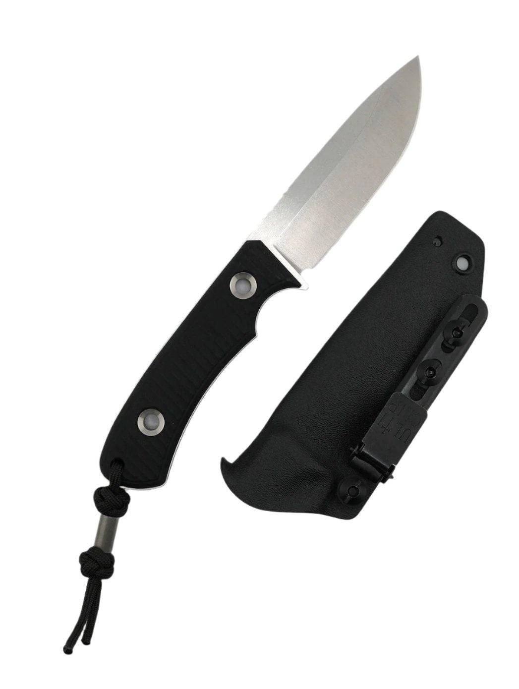 TRC Polheim Stonewashed MagnaCut Double Black Canvas Micarta Kydex Sheath - NORTH RIVER OUTDOORS