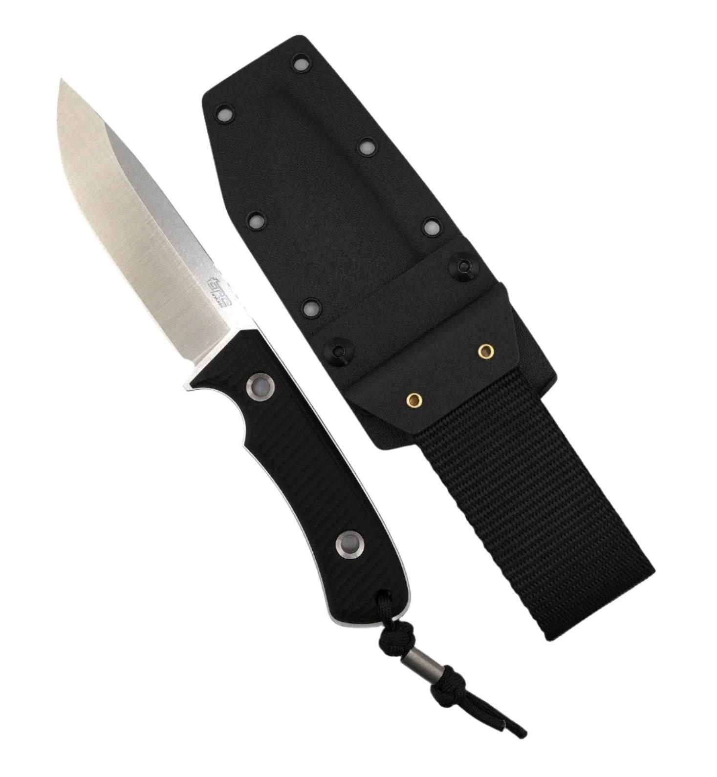 TRC South Pole MagnaCut Double Black Canvas Micarta Satin Finish Kydex Sheath - NORTH RIVER OUTDOORS