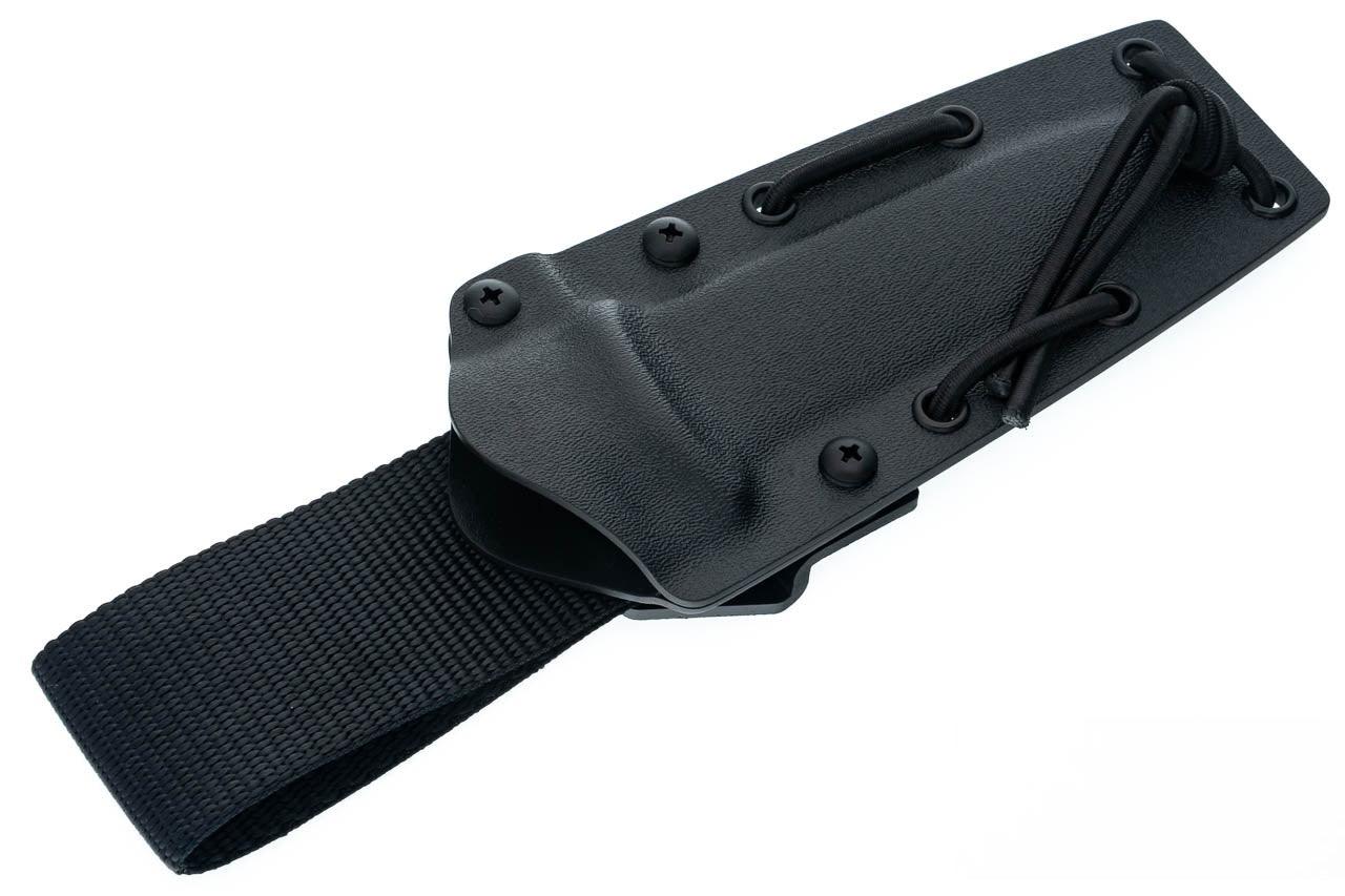 TRC M-1XT Elmax - Black G-10 - Apocalyptic Finish - Kydex Sheath - NORTH RIVER OUTDOORS