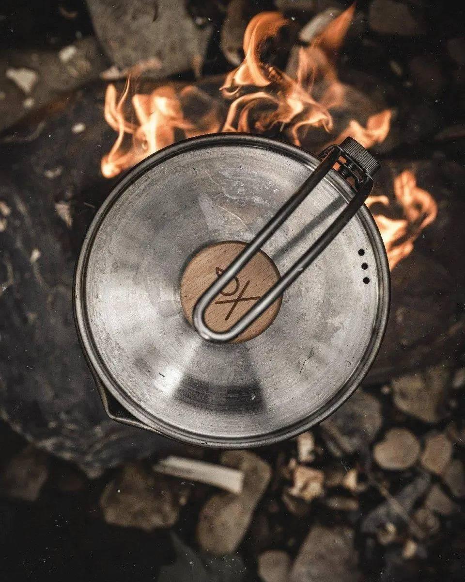 Uberleben Kessel 2.0 Pot + Waxed Canvas - NORTH RIVER OUTDOORS