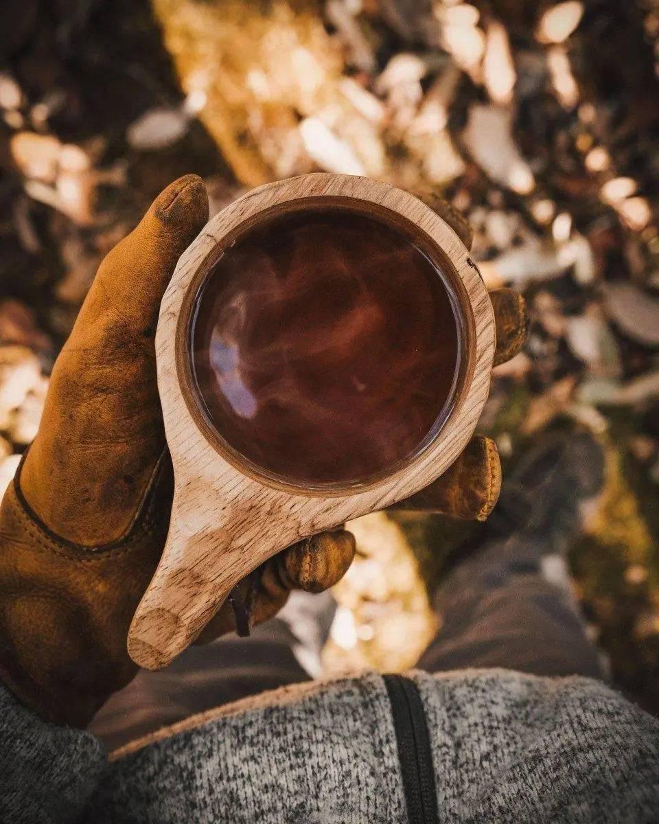 Uberleben Original Dursten Kuksa | Wood Camp Mug - NORTH RIVER OUTDOORS