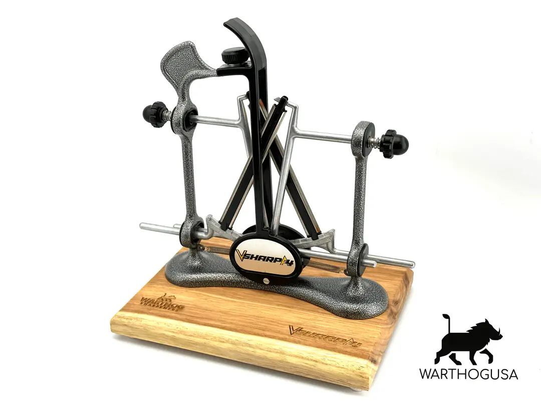 Warthog V-Sharp Elite A4 Knife Sharpener (Includes Wooden Base)