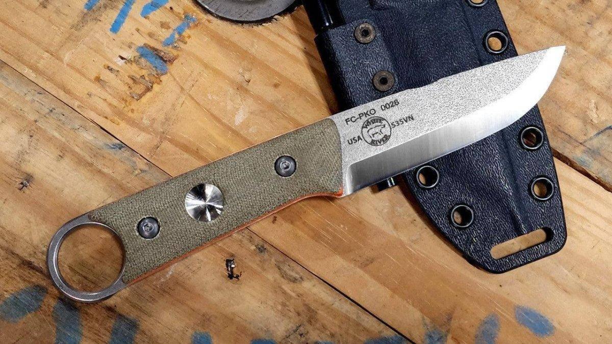 White River Firecraft Puukko FC-PKO Fixed Blade (USA) - NORTH RIVER OUTDOORS