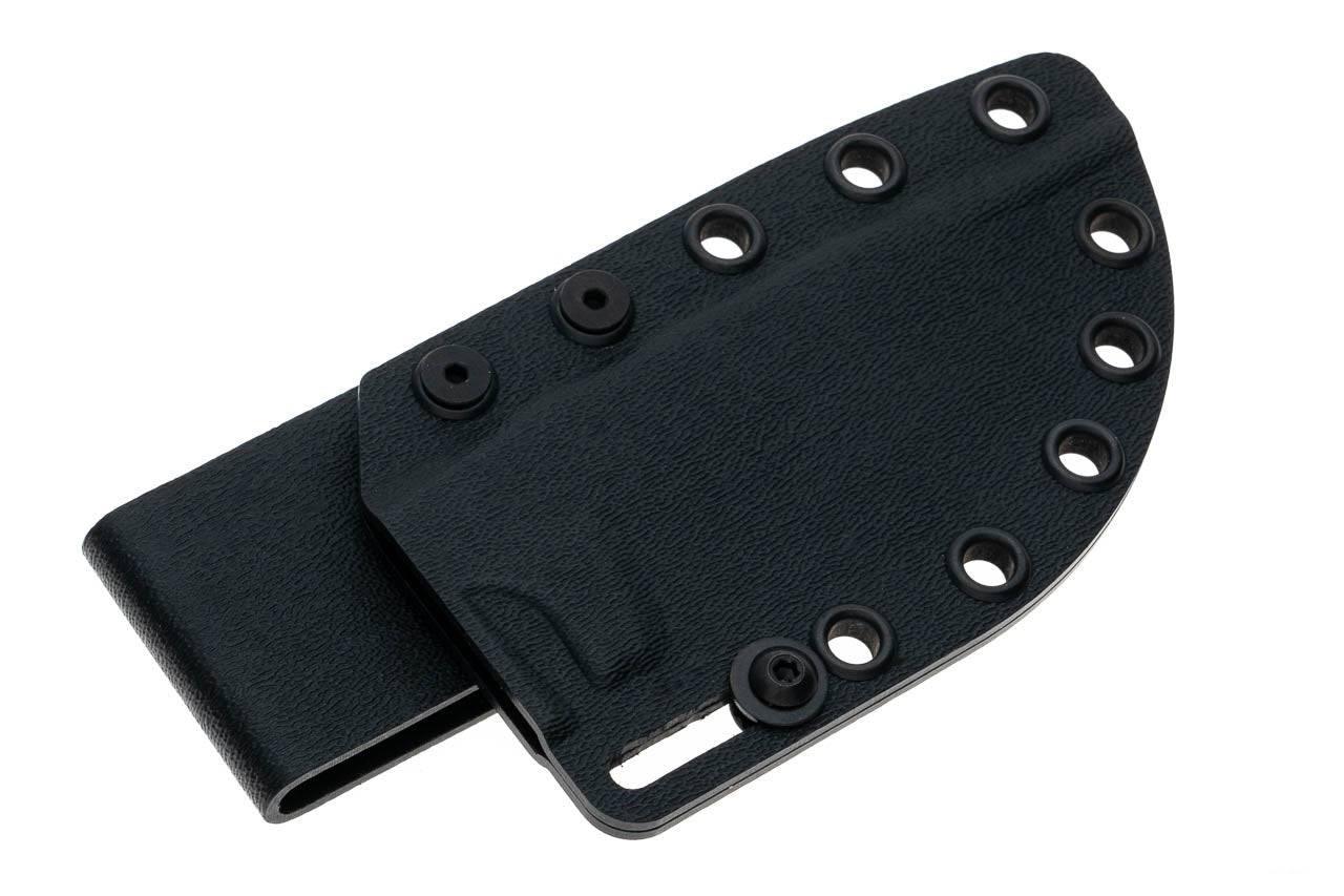 White River M1 Skinner Stonewashed S35VN Blade Green & Orange Textured G-10 Kydex Sheath - NORTH RIVER OUTDOORS