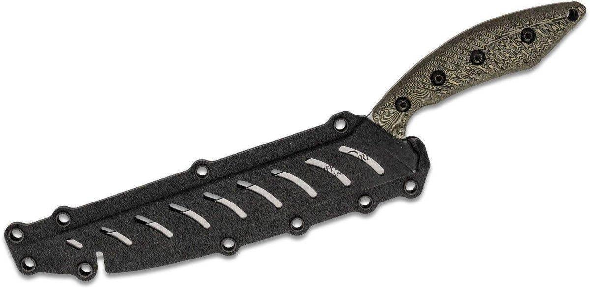 White River Step-Up Fillet Knife 8.5" S35VN Stonewashed Blade, Maple & Black Richlite WRSUF-RMB - NORTH RIVER OUTDOORS