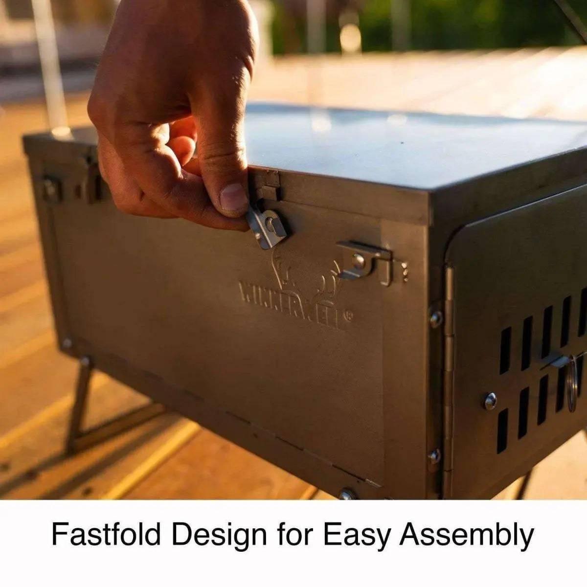 Winnerwell Fastfold Titanium Stove - NORTH RIVER OUTDOORS
